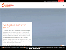 Tablet Screenshot of brandwondenstichting.nl